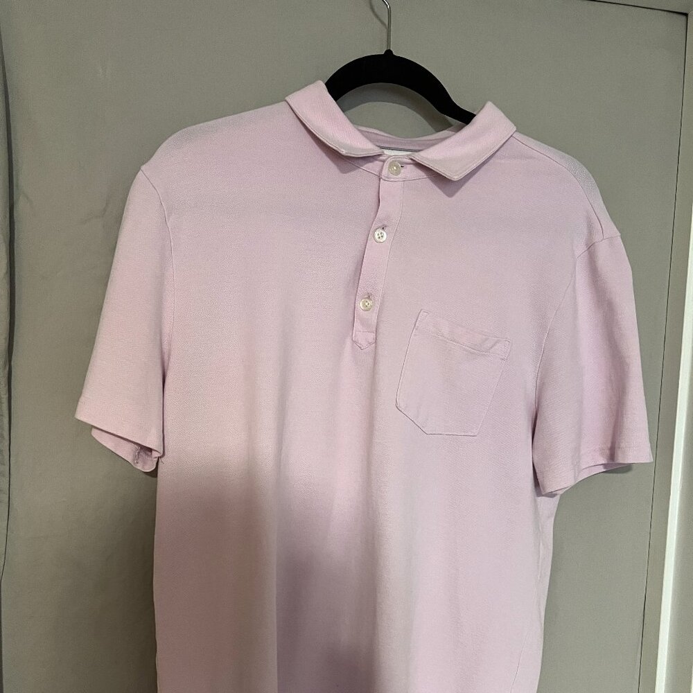 Banana Republic Pink Polo; L